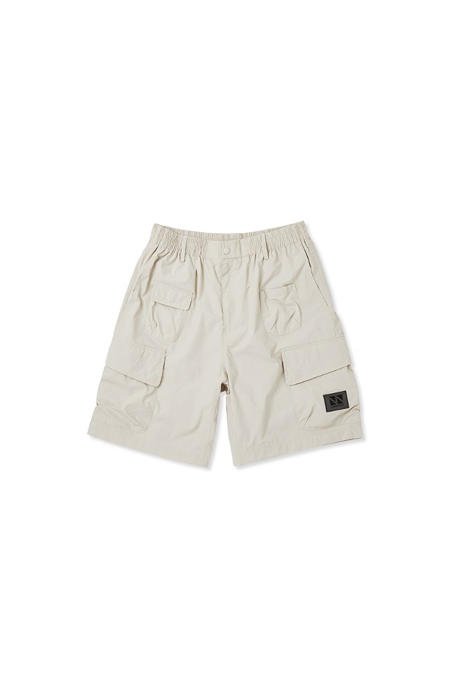 Pocket Short Pants (Beige) CSOp-202 [Unisex] 