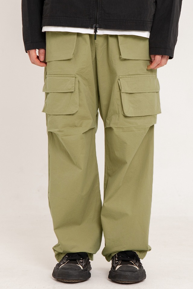 double pocket pants (Light khaki) CSOp-205 [Unisex] 