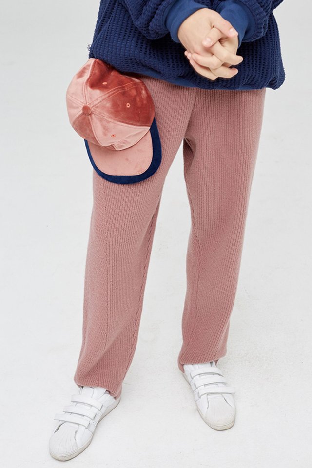 Knit pants (Indi pink) #C7S7Wpt-101