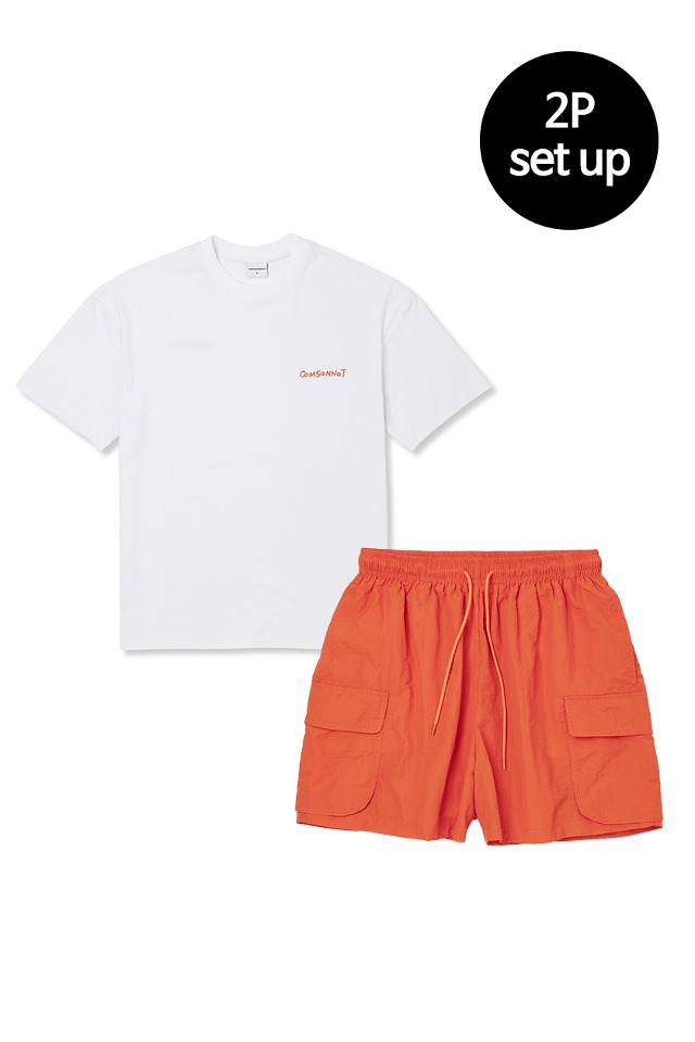 Basic Half Set-Up(Orange) CSOs-012  [Unisex] 
