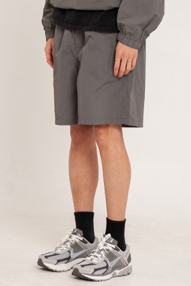 High Neck Anorak 3-Piece Full Set Up (Charcoal) CSOs-004 [Unisex] 