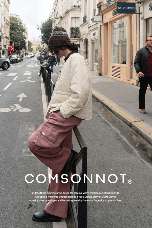 Cargo Patch Banding Pants CSOp-217 (pink)  [Unisex] 