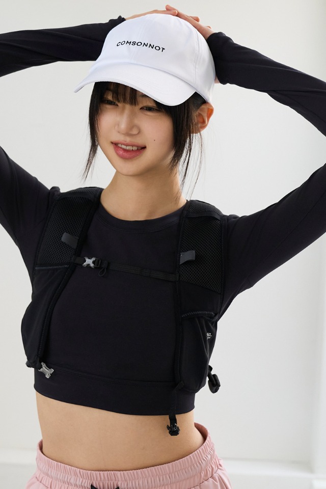 comsonnot simple banding cap CSOa-401 (white)  [Unisex] 