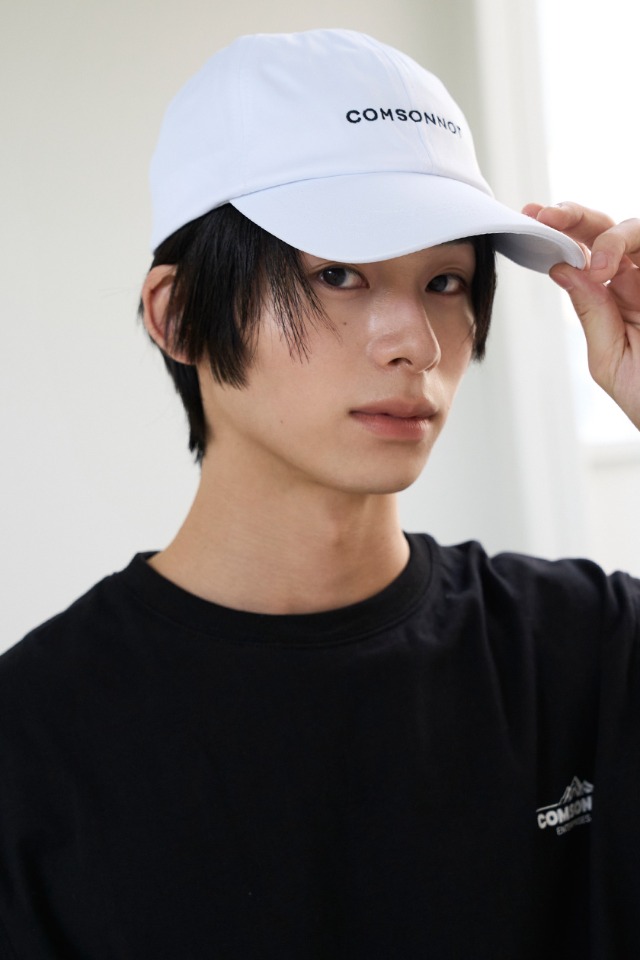 comsonnot simple banding cap CSOa-401 (white)  [Unisex] 