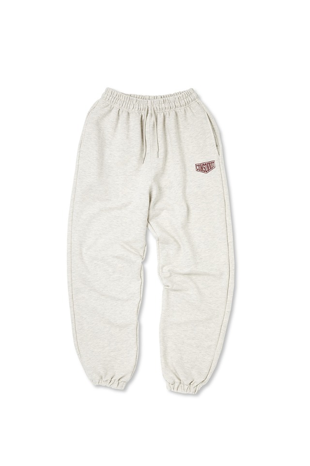 Logo Basic Jogger Pants (Oatmeal) CSOp-211 [Unisex] 