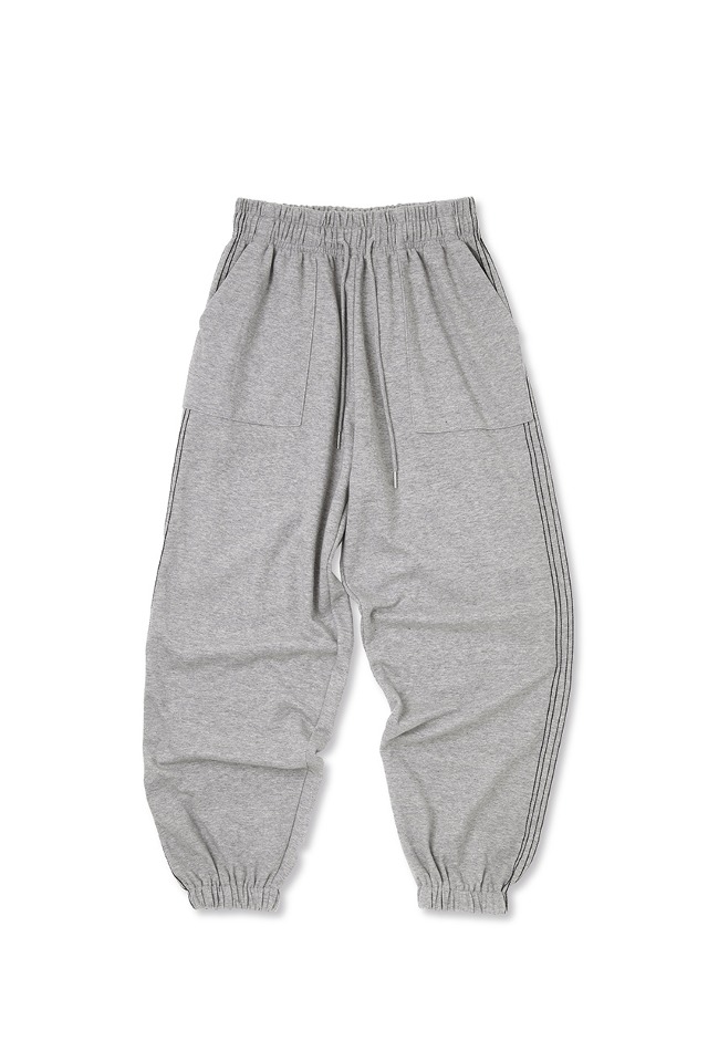 Side Stitch Jogger Pants (Melange) CSOp-209 [Woman] 