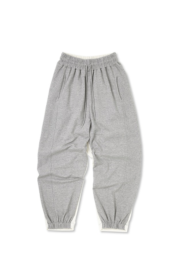 Colourway Banding Jogger Pants (Melange) CSOp-210 [Woman] 