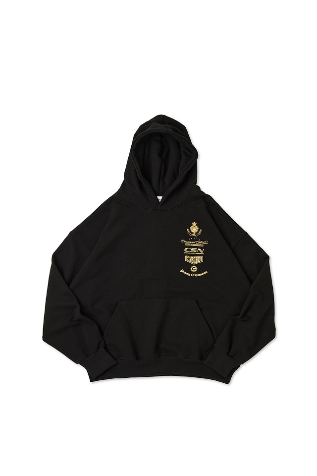 Basic Logo Hoodie MTM Tee (Black) CSOt-304 [Unisex] 