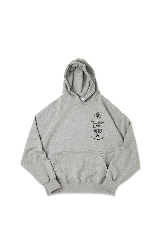 Basic Logo Hoodie MTM Tee (Melange) CSOt-304 [Unisex] 