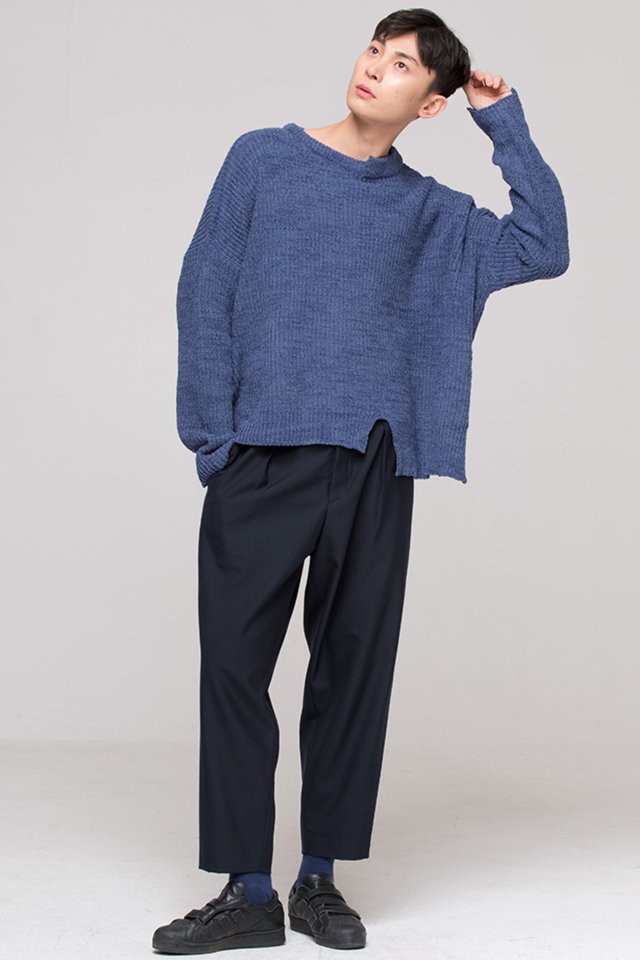 Overfit knit (Indi blue) #C7S7Wts-009