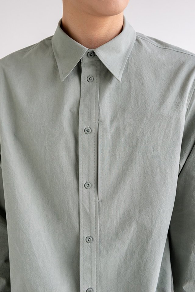 Side pocket shirt (Mint)  [Man] 