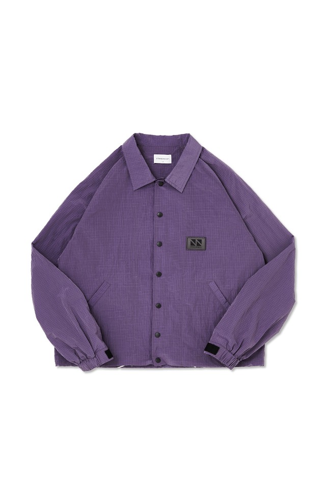 snap button shirt (Purple) CSOj-101 [Unisex] 